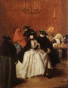 Masks in the Foyer Pietro Longhi